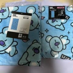 신품 BT21 목욕 타월 페이스 타올 3장 세트