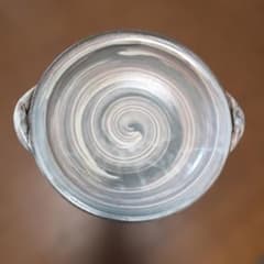 陶器 持ち手付き 皿 渦巻き模様 - メルカリ
