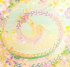 開運絵画 ❀龍渦神波動絵画❀虹柱 - メルカリ