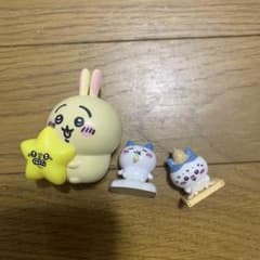 ちいかわ うさぎ ハチワレ ×2フィギュア マスコット 3点セットのサムネイル