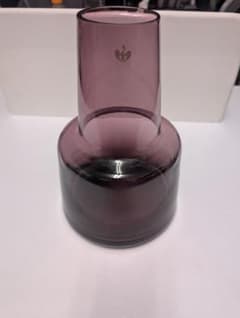 Holmegaard 口吹きガラス 花瓶 紫色 Holmegaard 口吹きガラス 花瓶 紫色 - メルカリ