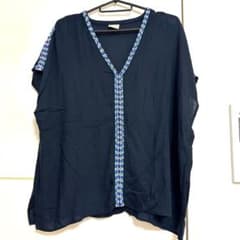 【最終価格】アメリカンラグシー ブラック Vネックトップス チュニック
