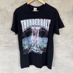 希少】サンダーボルトTシャツRIZE 20周年記念 黒色 半袖 Mサイズ