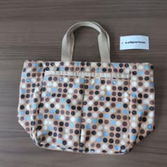 LeSportsac ドット柄トートバッグ