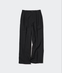 UNIQLO リネンブレンドタックワイドパンツ　XXLのサムネイル