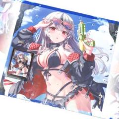 サンパン　ホロライブ　スリーブ　プレイマット　雑誌風　沙花叉クロヱ サンパン ホロライブ スリーブ プレイマット 雑誌風 沙花叉