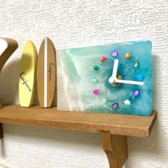 波アートの時計のサムネイル