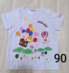 ミキハウス 半袖Tシャツ 90cm うさこちゃん刺繍 白 - メルカリ