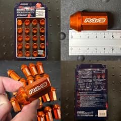 RAYS レイズ M12×P1.25 オレンジ ロックナット20P 42mm - メルカリ