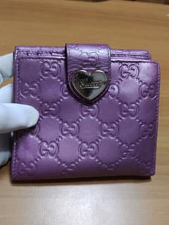 【お安いです！】グッチ GUCCI 折財布 ピンクのサムネイル