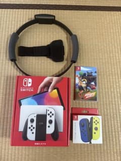Switch有機EL ホワイト ＋ 追加Joy-Con ＋ リングフィット