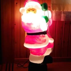 クリスマスイルミネーションサンタライトのサムネイル