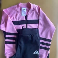 adidas ジャージ ピンク/黒 サイズ120のサムネイル