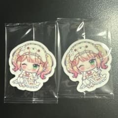홀로 라이브 초콜릿 크런치 vol.2 다이컷 스티커 모모 네네 2장