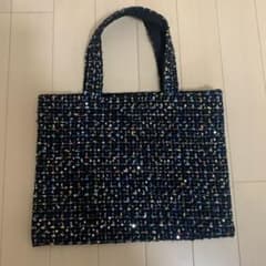 ツイード　サブバッグ　ミニサイズのサムネイル