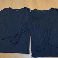 UNIQLO HEATTECH 長袖 ブラック 150 2枚セットのサムネイル