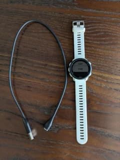 GARMIN ForeAthrete245 music ホワイト 充電ケーブル付のサムネイル