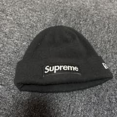 Supreme ニット帽 ビーニー ブラックのサムネイル