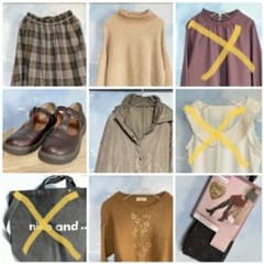 【まこ様専用】ナチュラルガーリー レディース洋服小物6点セットのサムネイル
