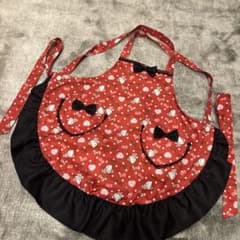 Hello Kitty エプロン レッド ドット柄のサムネイル