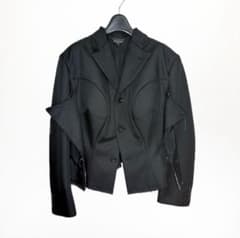コムデギャルソン 22AW エステルオニカルゼ サイドカットジャケット 