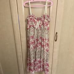 花柄 キャミワンピース レース キャミワンピのサムネイル