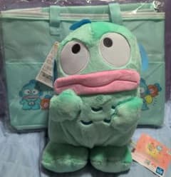 Hangyodon ぬいぐるみとひんやりかごバッグセット