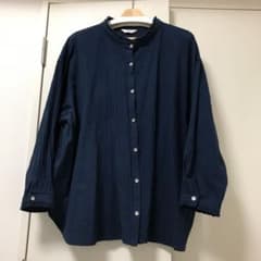 ブラウス　ネイビー　8Lのサムネイル