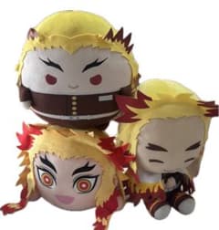 煉獄杏寿郎 ふわコロりんBIG2&めちゃでかぽふっと&メガジャンボ寝そべり 3種