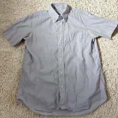 鎌倉シャツ　半袖　ストライプ　シャツ