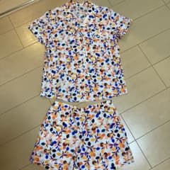 パジャマ 前開き 半袖 M ユニクロのサムネイル
