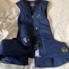 新品 乗馬 エアバッグプロテクター ブラック 2XL-4XL　ジャストライド