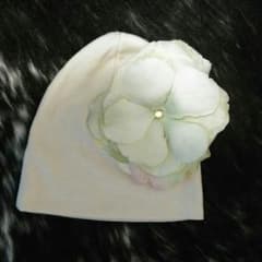 ベビー　お出かけ帽子　お花☆のサムネイル