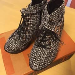 ブーツ ☆ ヘザー Heather ☆ 23〜24㎝ 200円 値下げ ！！！のサムネイル