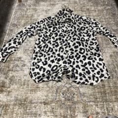 ZARA ヒョウ柄 長袖シャツ Sのサムネイル