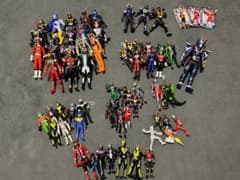 仮面ライダー ソフビ フィギュア 大量セットのサムネイル