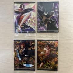【未開封品】ONE PIECE ウエハースカード 人気キャラ4枚セットのサムネイル