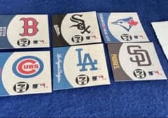 MLB セブンイレブン　コラボロゴステッカー 6枚セットのサムネイル
