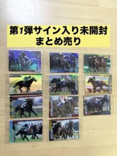 第1弾サイン入り未開封まとめ売り　サラブレッドホースコレクション サラブレッドホースコレクション第1弾サイン入り未開封まとめ売り