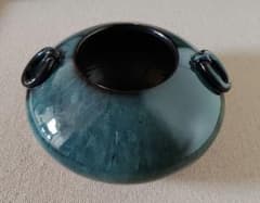 いけばな　水盤 花器 藍色 丸型 盛花 小原流 草月 古流 池坊【最終価格です】のサムネイル