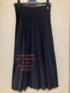 【バルーン型】美品　イッセイミヤケ　プリーツロングスカートM ダークグレー PLEATS PLEASE ISSEY MIYAKE（ロングスカート）のフリマアイテム一覧