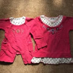 ラグマート☆赤ロンパース☆トレーナー姉妹70110のサムネイル