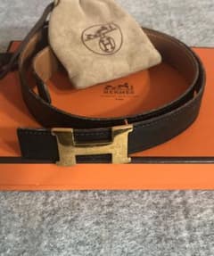 HERMES  無地 ベルトのサムネイル