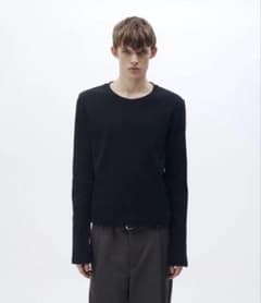 STRONG RIB T LONG BLACK Mサイズ ours モード 短丈 - メルカリ