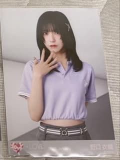 ＝LOVE イコラブ　野口衣織　ポロシャツ　生写真　直筆　チュウ イコラブ 生写真 野口衣織 ポロシャツ - メルカリ