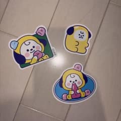 BT21 CHIMMY 여행 스티커 다이컷 미니 3점 세트