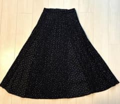 [美品] BEAMS HEART ドット柄ロングスカートのサムネイル