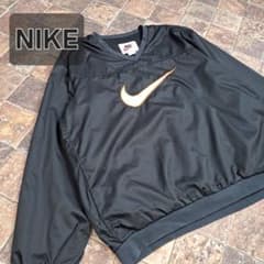 【美品】ナイキ　NIKE　ビックロゴ　ナイロンプルオーバー