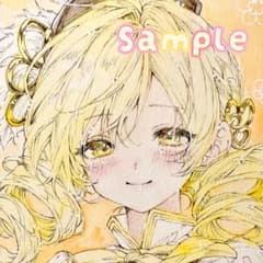 く*︎様 ♡ファンアート 手描きイラスト　巴マミ 魔法少女まどかマギカ アナログ ♡ファンアート 手描きイラスト 巴マミ 魔法少女まどかマギカ アナログ