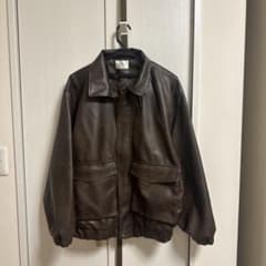 OLIVE des OLIVE ブラウンレザージャケットのサムネイル